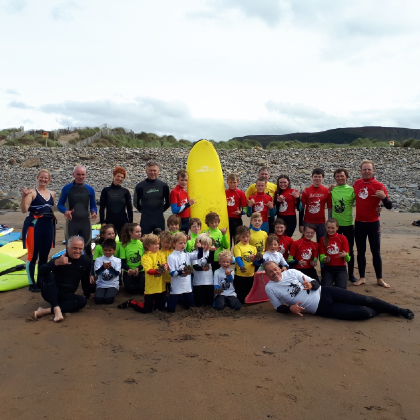 Co Sligo Surf Club Hour of Power session, Strandhill Beach, 2017.